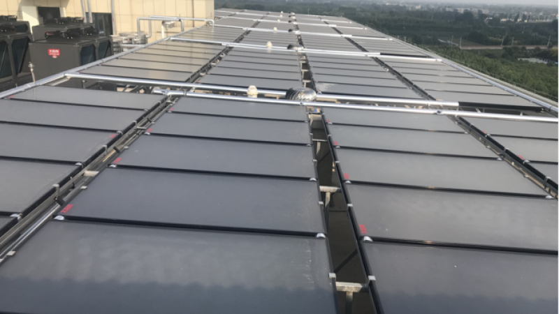 山東濟(jì)南盛福社區(qū)光熱集分清潔熱水項(xiàng)目