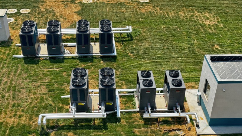 河北石家莊住建產(chǎn)業(yè)園區(qū)清潔冷暖+清潔熱水項目