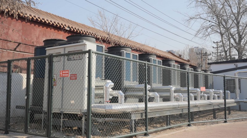 河北邯鄲建安中學清潔采暖項目