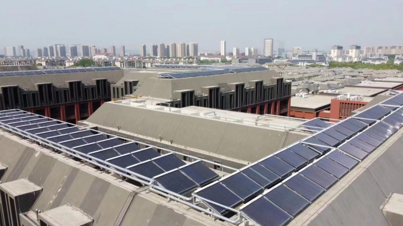 江蘇南京外國語學(xué)校方山校區(qū)清潔熱水項目